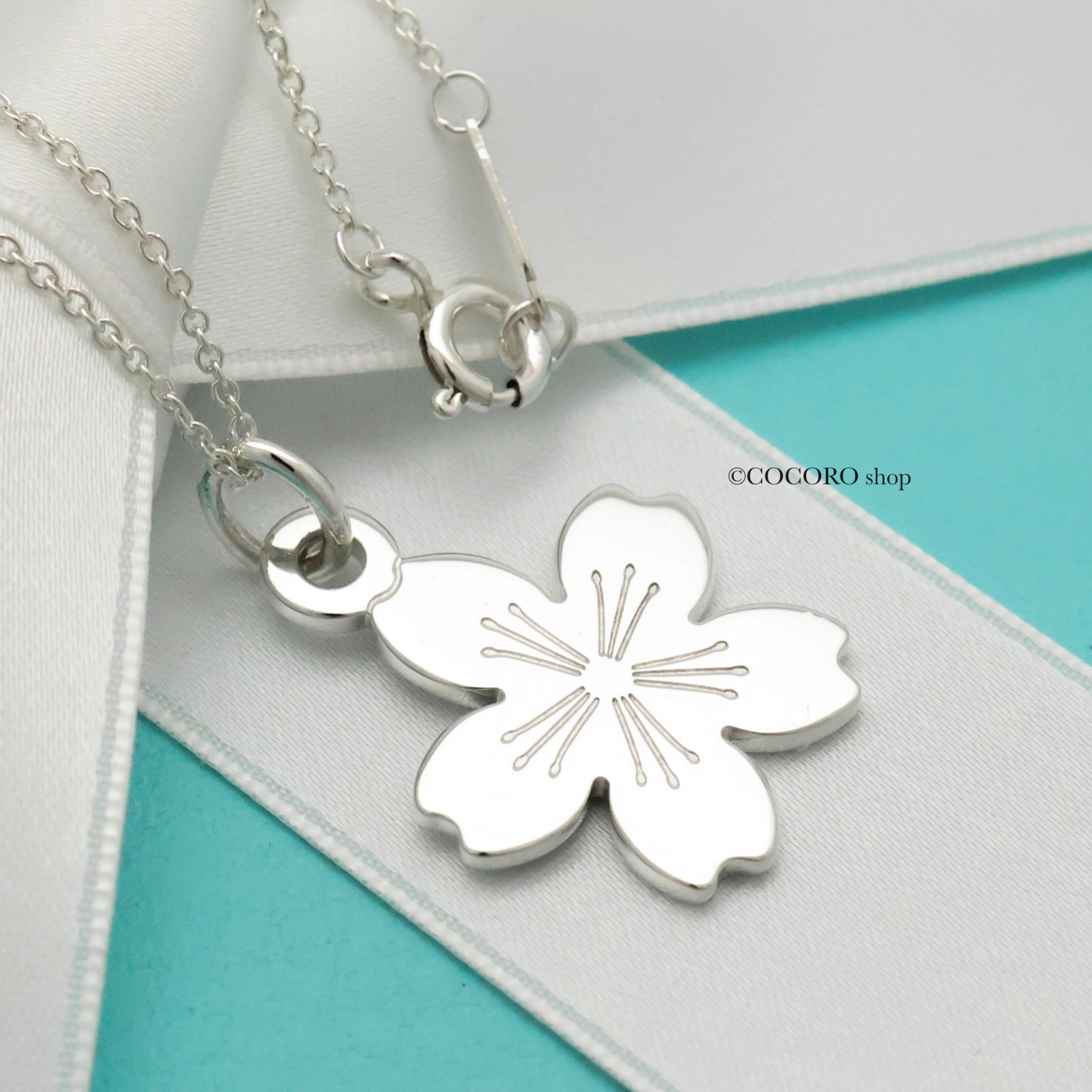 Tiffany & Co. 2015 Go Women Marathon Cherry Blossom Necklace