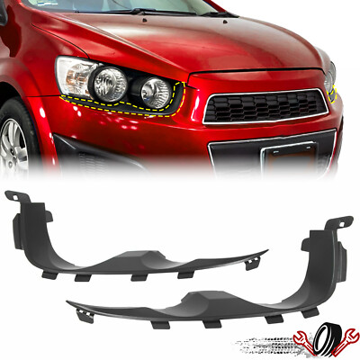 Headlight Lamp Mounting Brackets for 2012-2016 Chevy Chevrolet Sonic Pair LH RH
