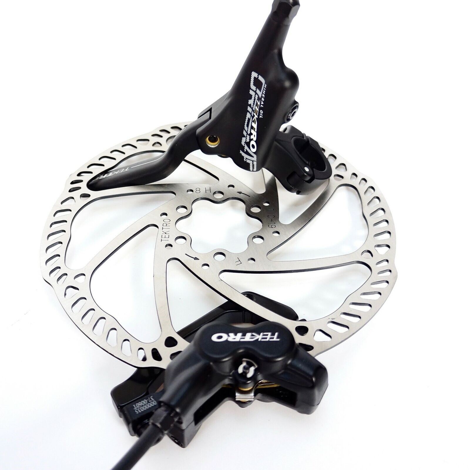Tektro HDM745 Hydraulic Disc Brake with 180mm Rotor (Front or Rear or