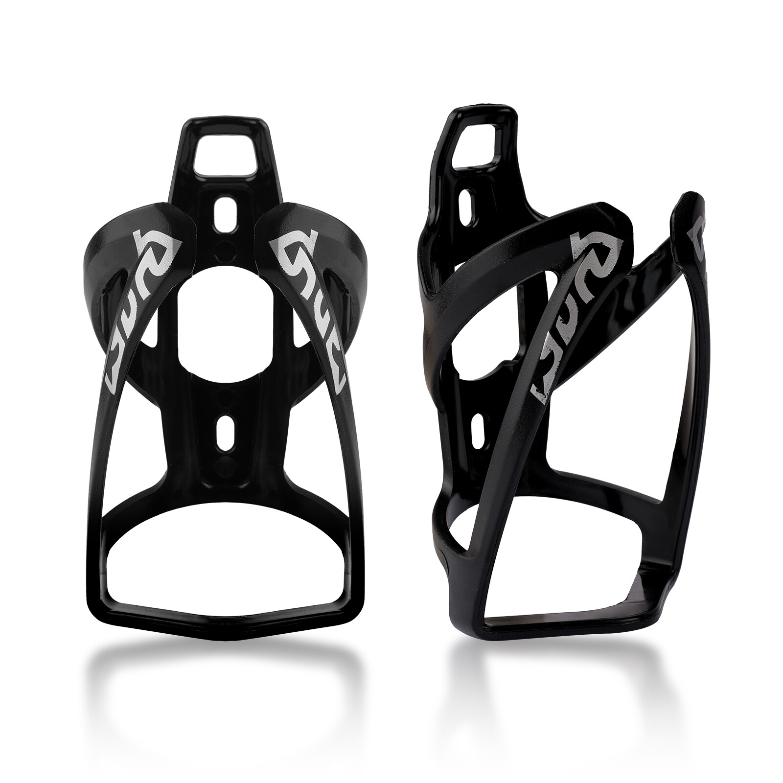 2x Bike Water Bottle Cages Universal Mount Handlebar Bicycle Water Bottle Holder
