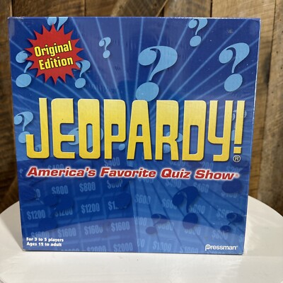 NEW Jeopardy Board Game 2005 Original Edition By Pressman Brand  Factory Sealed