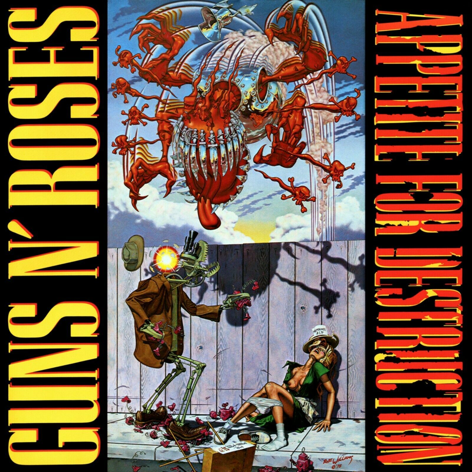 洋楽 Guns N' Roses Appetite for Destruction Amazon.com: Guns N' Roses - Music Poster (Appetite For