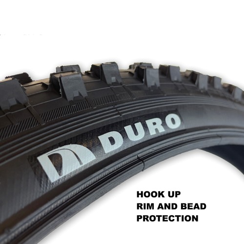 Two Duro Tire 26x3.0 Razorback Mountain Bike Tires, Sidewall Protection Layers