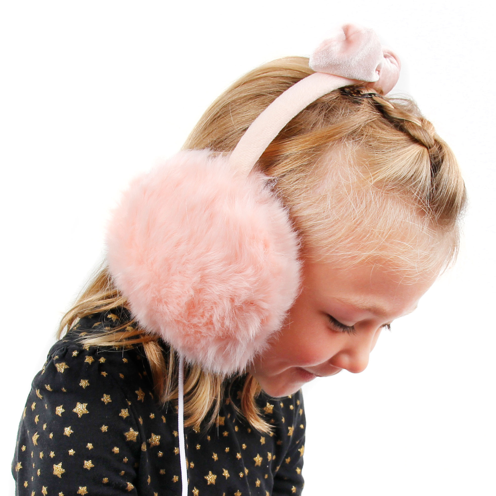 Pink Fluffy Headphones w/ 3.5mm Connector for Alienware 13 OLED|13|15|17