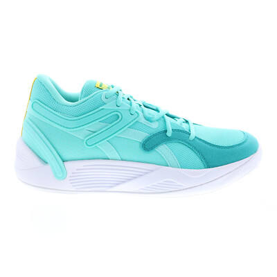 

Puma TRC Blaze Court 37658220 Мужская синяя парусиновая спортивная баскетбольная обувь, Синий, Puma TRC Blaze Court