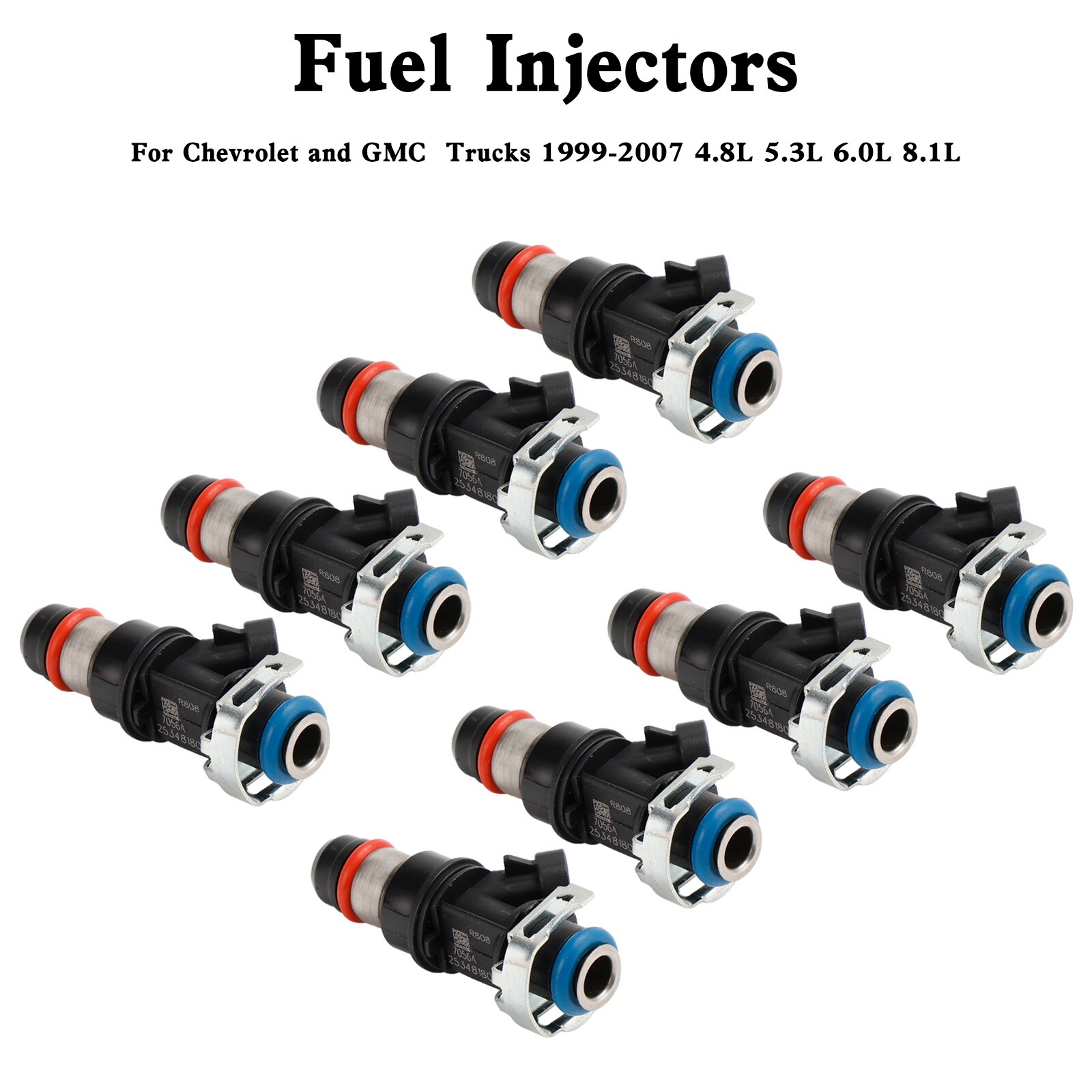 セット 8PCS 25348180 Fuel Injectors 881693002 RA087006 For Chevy