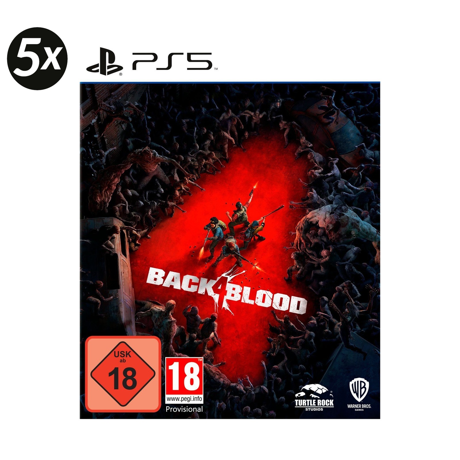 5x Back 4 Blood Standard Edition Sony PlayStation 5 PS5 Koop Shooter Spiel NEU - Bild 1 von 1