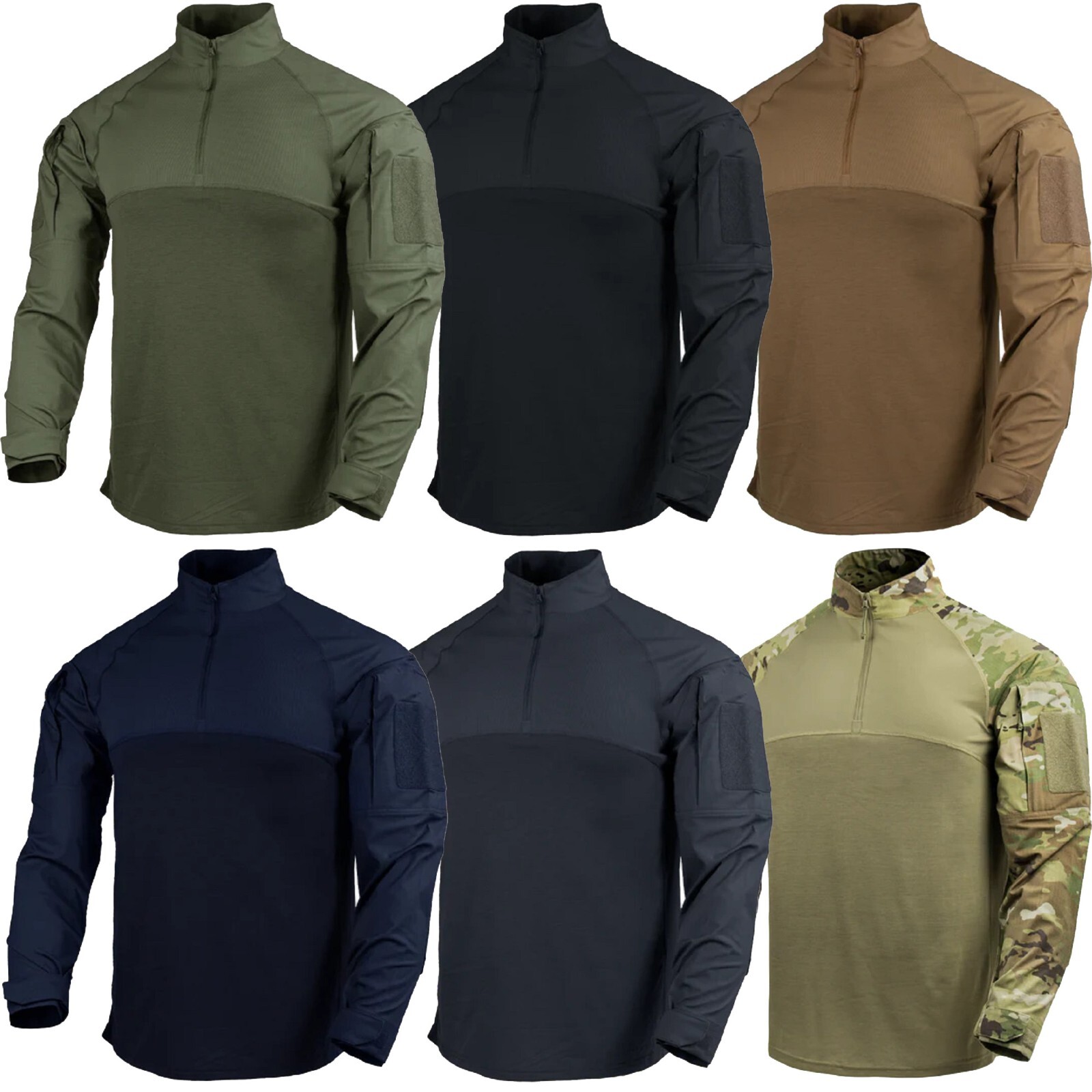 Condor 101281 Moisture Breathable Tactical Zip Long Sleeve