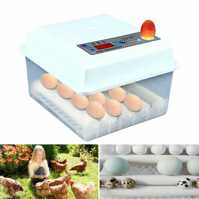 30W 16 Egg Incubator Automatic Turning Temperature Control Hatcher Machine USA