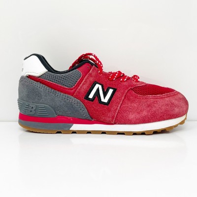 

New Balance Boys 574 IC574ATG Красная повседневная обувь Кроссовки Размер 8,5 Вт, Красный, 574