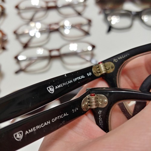 Lot Of 15 - American Optical USS Romco Halo Ray Ban Sun Eyeglasses 1950s 60s 70s