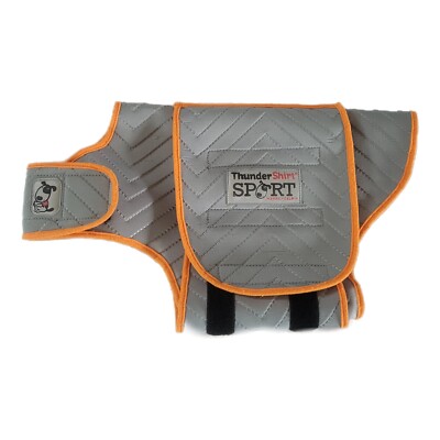 ThunderShirt Sport Insanely Calm Doggie Grey Calming Adjustable Coat Small