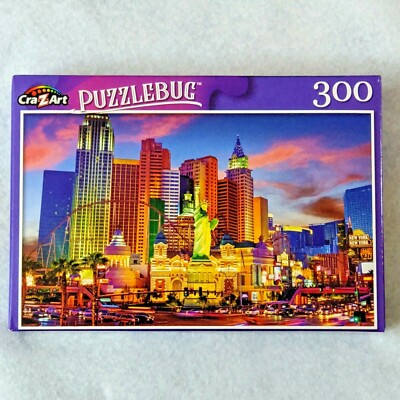 Puzzle Bug, Las Vegas, The Strip, New York Hotel & Casino , by Cra Z Art, 300 Pc