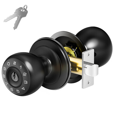 ARPHA Smart Keypad Door Knob 50 Codes Keyless Entry Anti-Peeping Password Handle