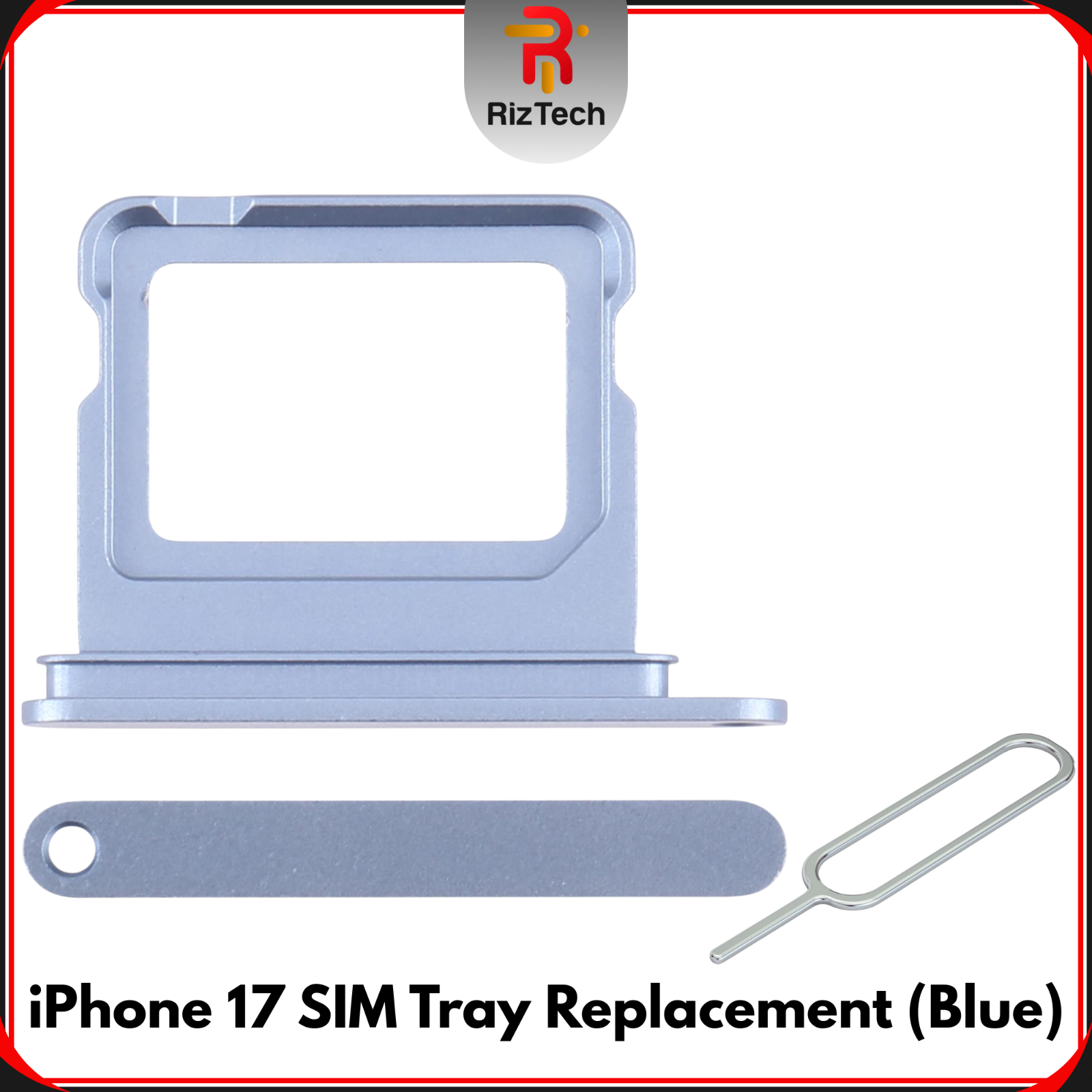 For Apple iPhone 17 – SIM Card Tray Holder Replacement – Blue – Premium Quality