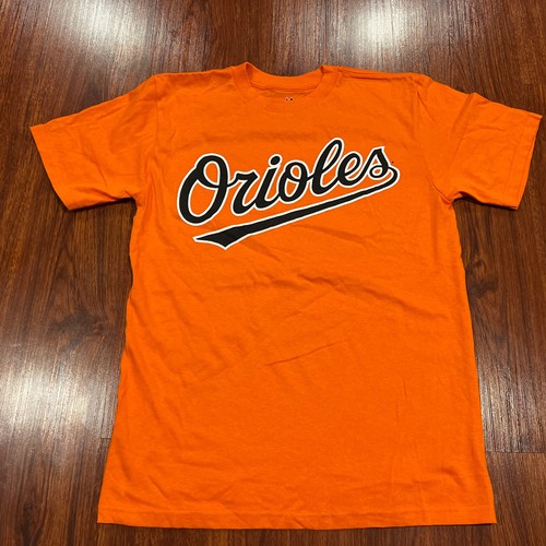 Majestic Youth Baltimore Orioles Orange Jersey Shirt Large L