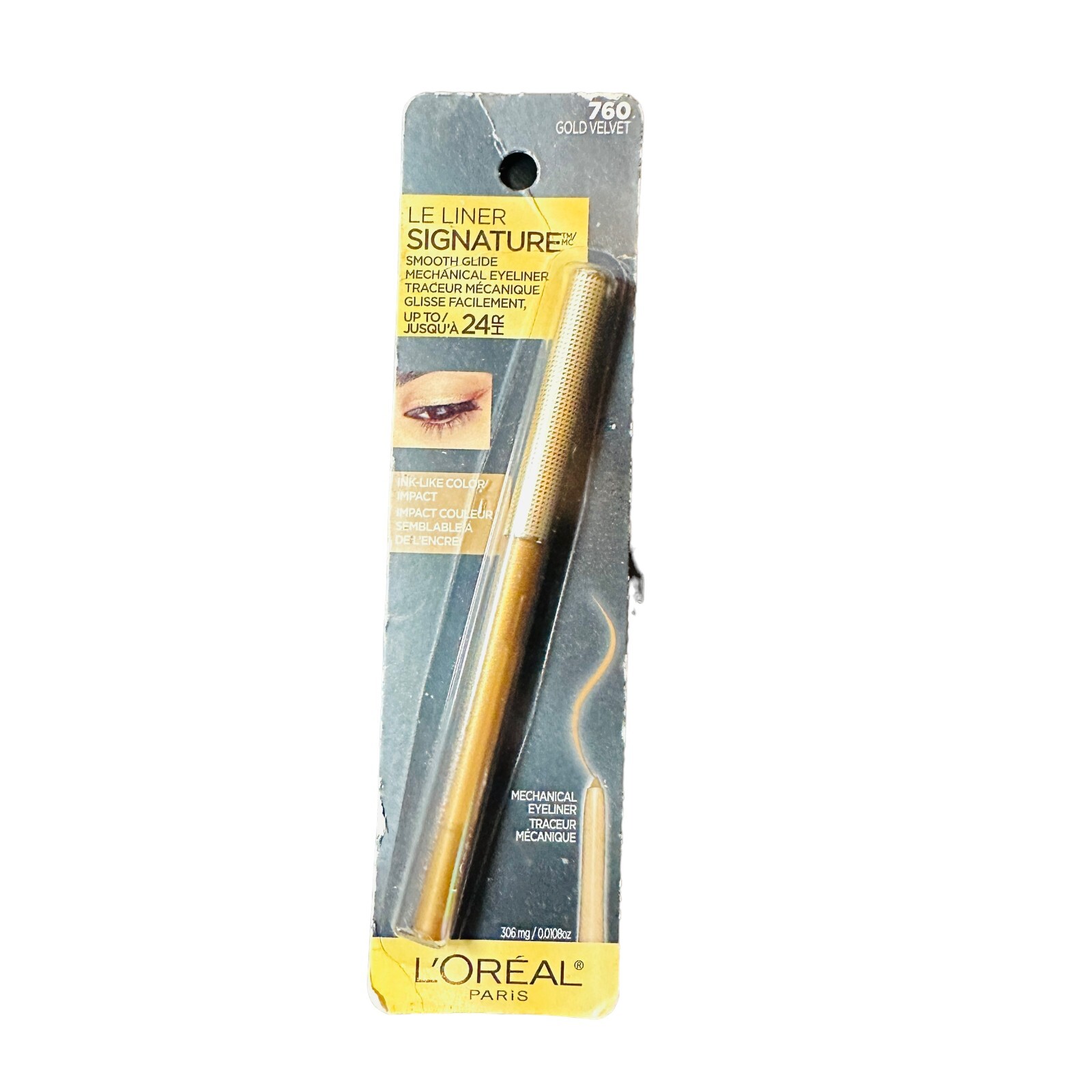 L'Oreal Paris Signature Mechanical Eyeliner #760 Gold Velvet 0.01 Oz
