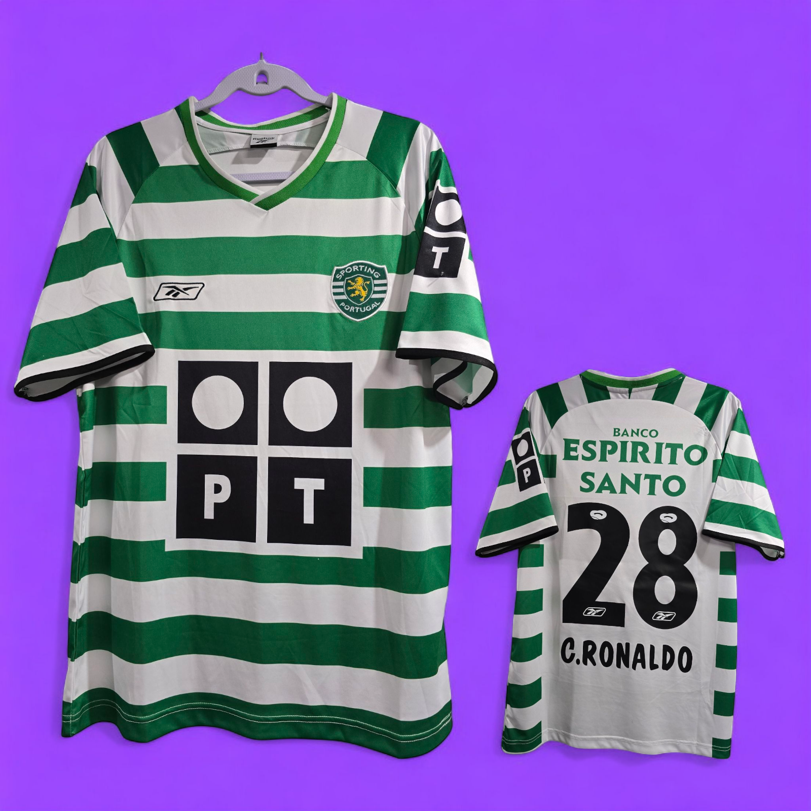 Sporting CP C. Ronaldo 28番ユニフォーム Cristiano Ronaldo 28 Jersey - Sporting CP - 25228-VERDE