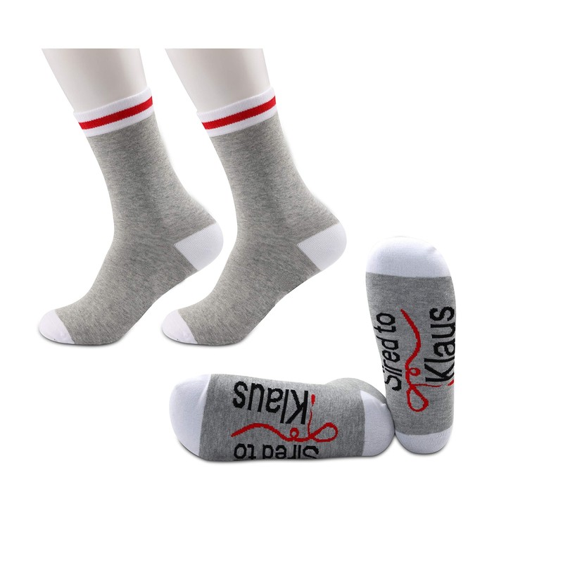 2 Pairs Vampire Fandom Gift Idea Sired to Klaus/Elijah Socks