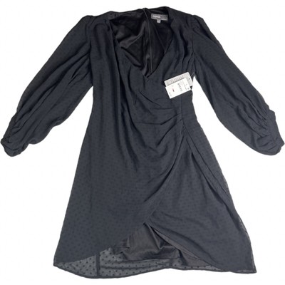Donna Rico Dress 4 V Neck Wrap 3/4 Puff Sleeves  NWT