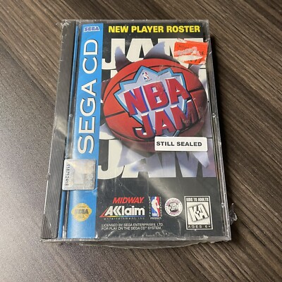 NBA Jam Sega CD Brand New + Factory Sealed -- READ