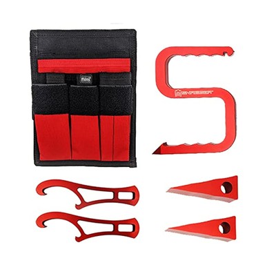 Firefighting Bunker Gear Pocket Organizer Kit with Snagger Tool, Mini Spanner...