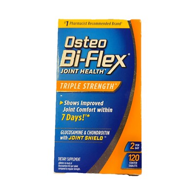 Osteo Bi-Flex Triple Strength Joint Support Dietary Supplement 120 Tab Exp:04/26