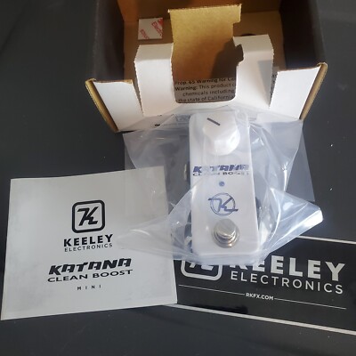 Keeley Electronics Katana Mini Clean Boost Effects Pedal (New With Box)