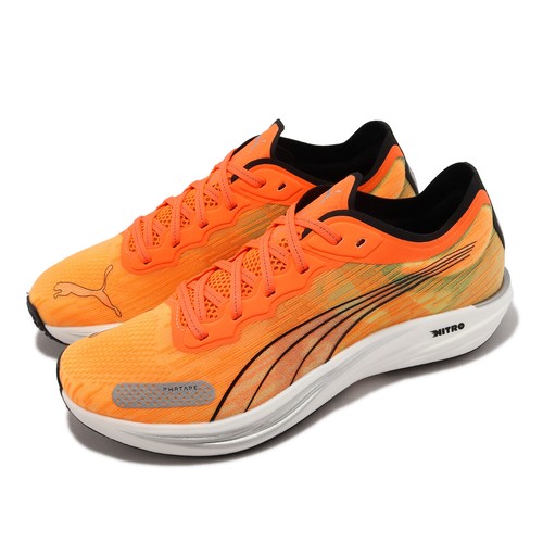 

Puma Liberate Nitro 2 Ultra Orange White Мужская спортивная обувь для бега по шоссе 377315-04, Оранжевый, Liberate Nitro 2