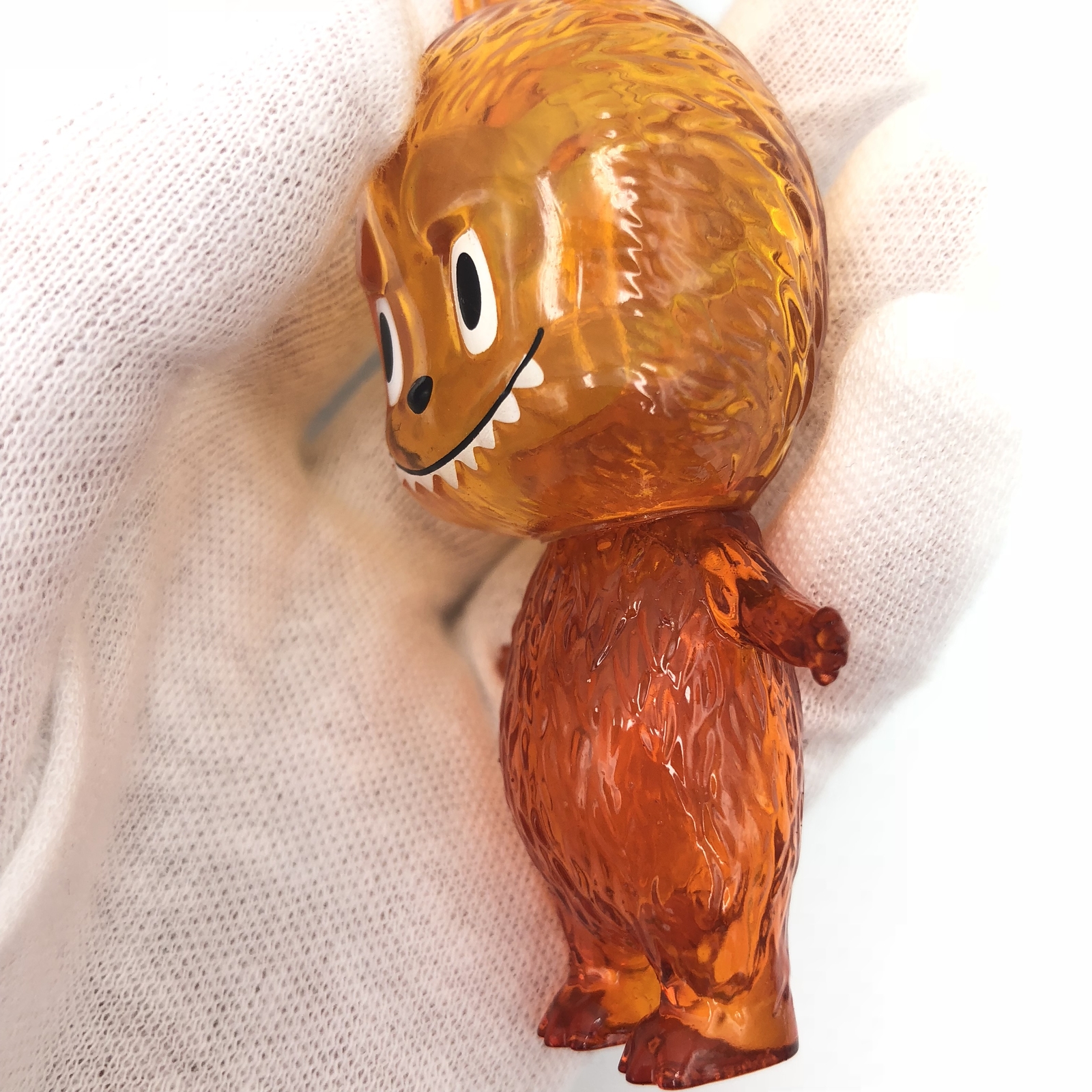 HOW2WORK The Little Monsters Labubu Mini Figure Designer Toy Figurine Orange | eBay