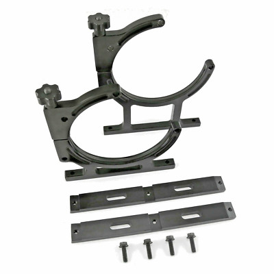 Speedmaster Nitrous Oxide NOS Billet Aluminum Single Bottle Holder Bracket BLACK