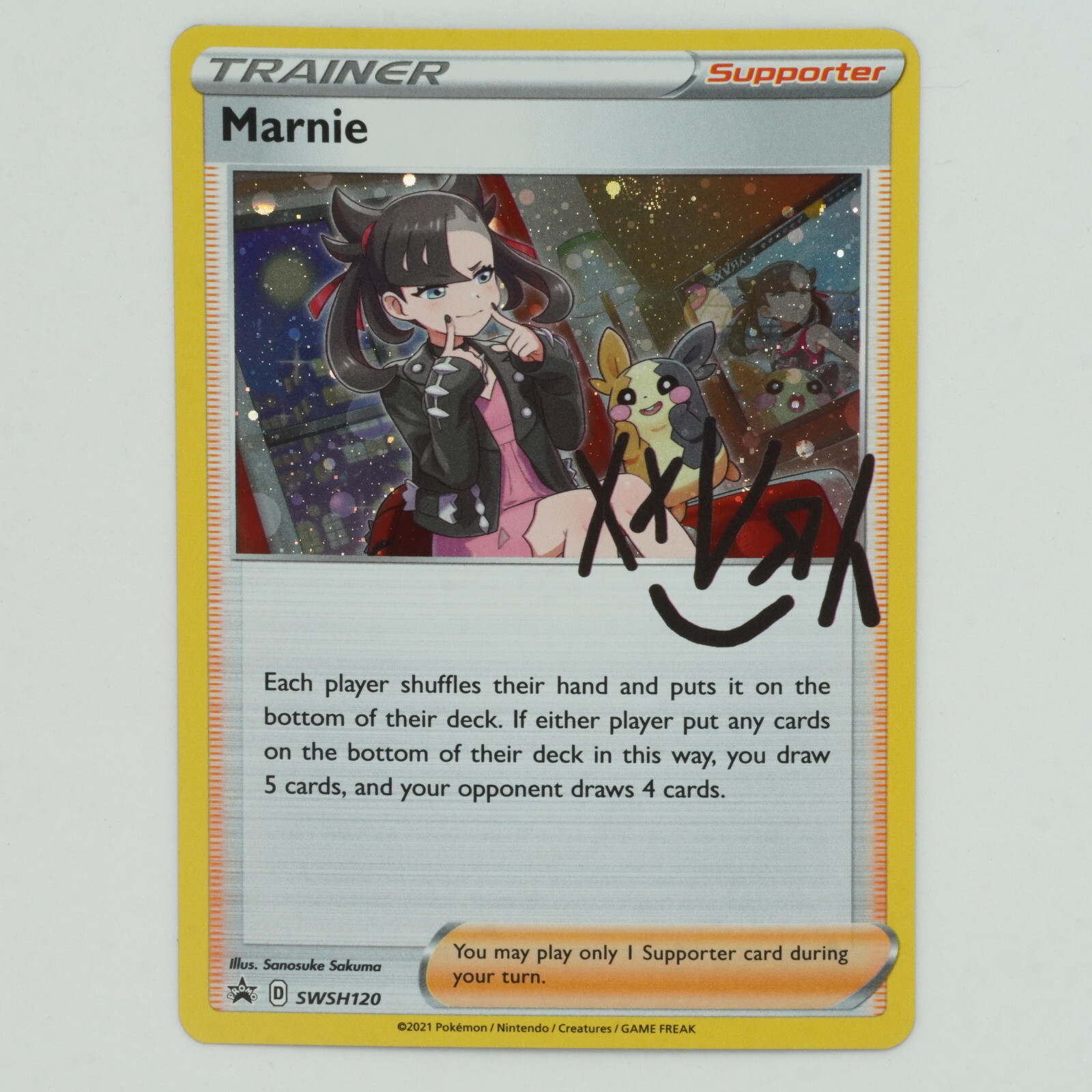 Marnie SWSH120 Holo Sword & Shield Promos Pokemon Card | eBay