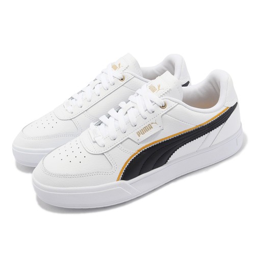 

Мужские повседневные кроссовки Puma Caven Dime FC White Black Gold 386380-01, Белый, Caven Dime Fc
