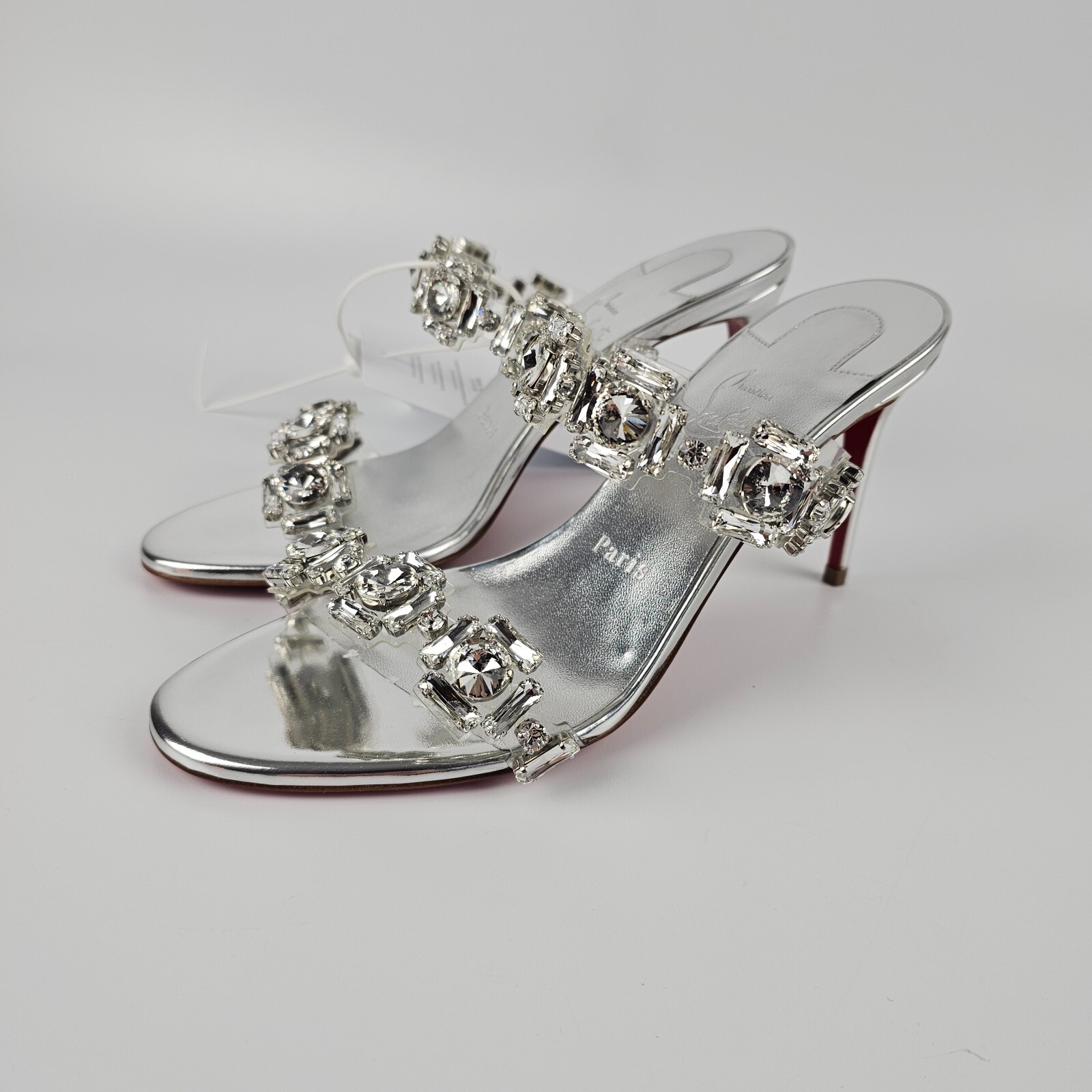 CHRISTIAN LOUBOUTIN Just Jewel $1495 Crystal Laminated