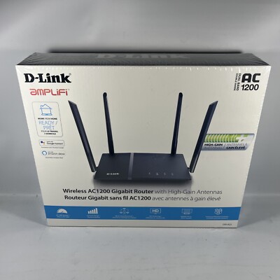 D-LINK DIR-822 AC1200 Wireless Dual Band Router - BRAND NEW!