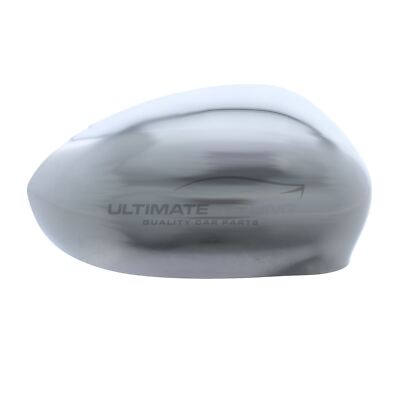 Fits Fiat 500 2008-> Door Wing Mirror Cover Cap Case Chrome Finish Drivers Right