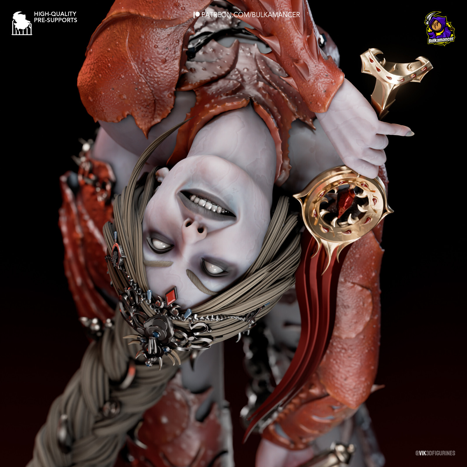 Orin the Red Figure Baldur's Gate 3 Figure 204mm Orin 3D