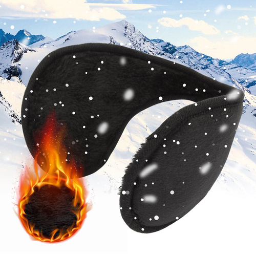 1-3 Pack Ear Muffs Fleece Winter Ear Warmers Mens Womens Behind The Head Back