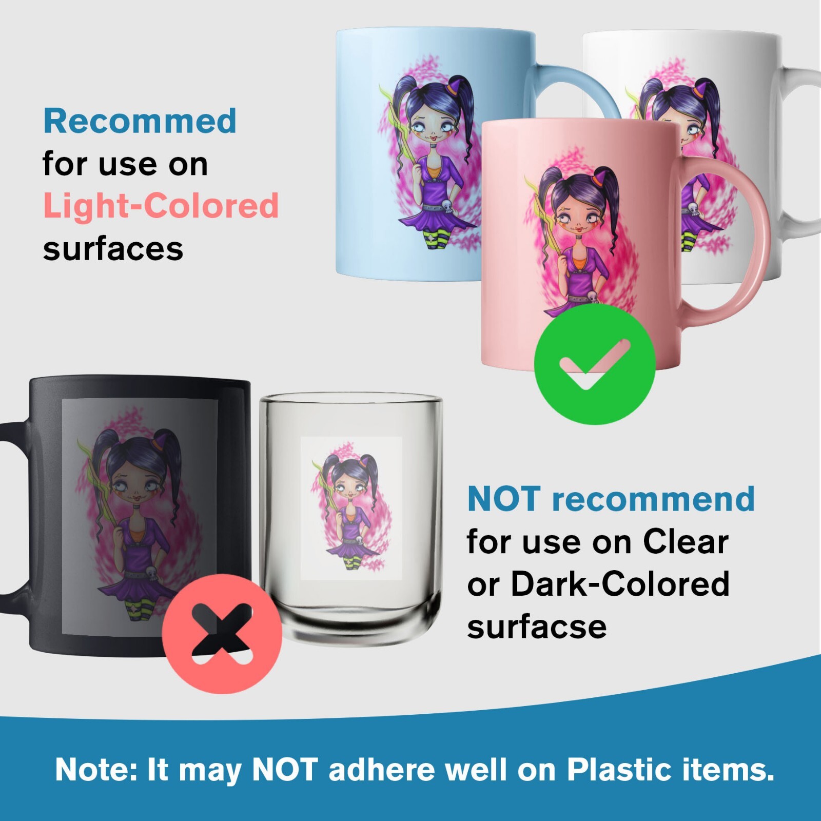 Koala NO NEED SPRAY CLEAR Waterslide Decal Paper for INKJET Printer 20 Pk 8.5x11