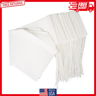 100PCS Tea Filter Bags Disposable Tea Bags for Loose Leaf Tea Drawstring Empty .