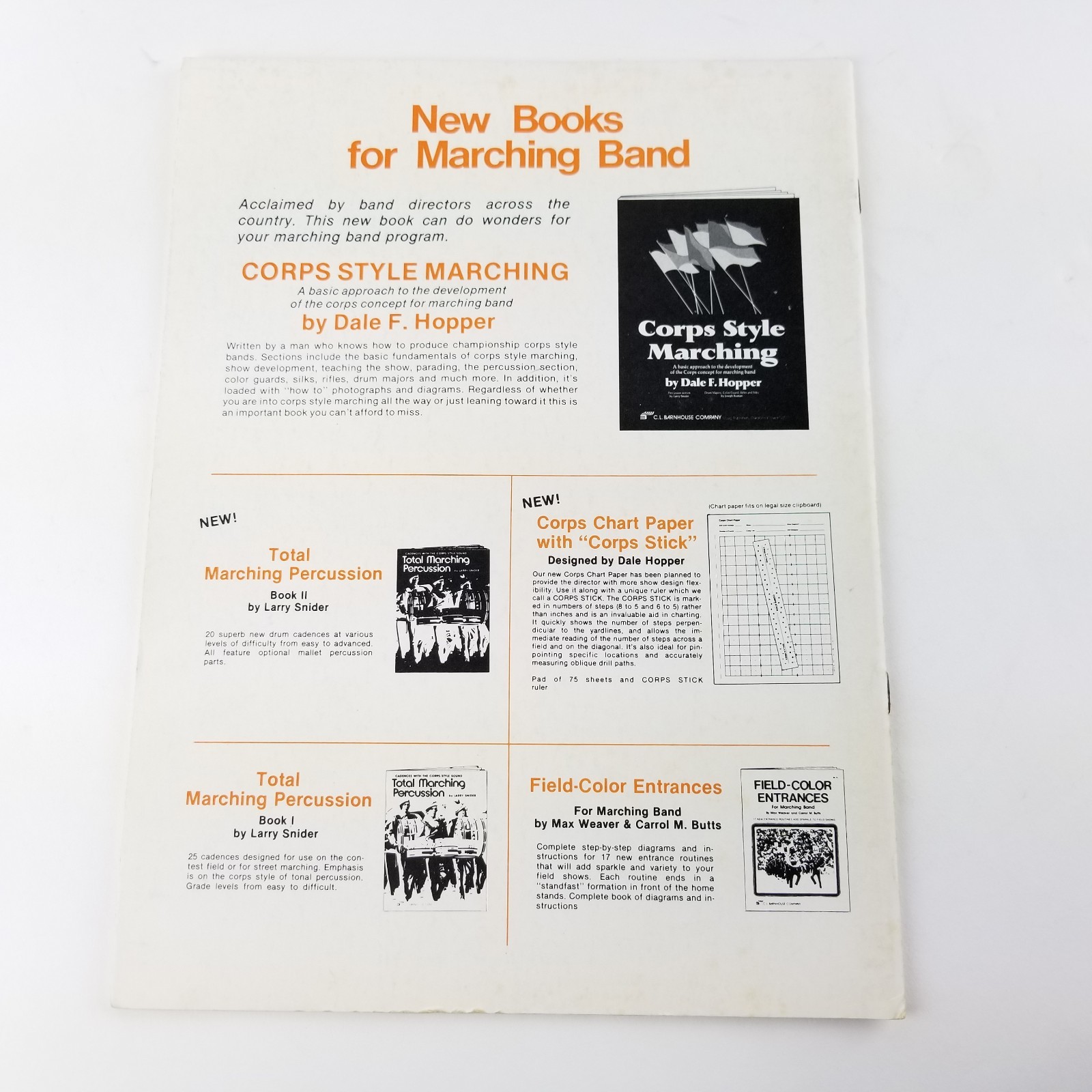 Developing The Corps Style Percussion Section Sheet Music By Larry Snider