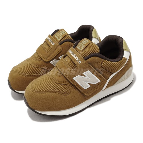 Повседневная обувь для малышей New Balance 996 W с широким ремешком цвета слоновой кости цвета хаки IZ996JK3-W