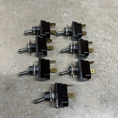 7 Mcgill Toggle Switch 2 Position 1/4 Hp  6A 125 Volt Switches