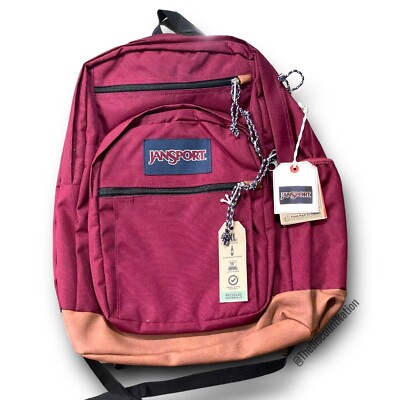 JanSport Cool Student Backpack 17.5'' XL Russet Red New with Tags