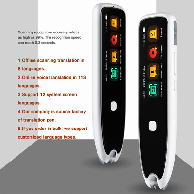 Scan Translation Pen Text Reading Pen 134+ Exam Voice Language Translator Device