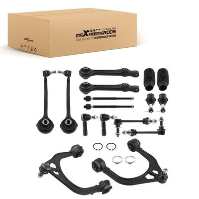 16x Front Control Arms Tie Rods Sway Bar Link Kit for Chrysler 300 2005-2010 RWD