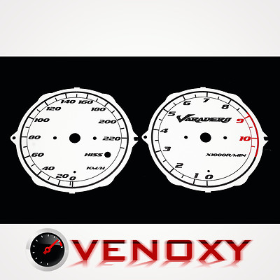 Honda XL 1000V Varadero SD02 2003-2012 Fond de Compteur BLANC