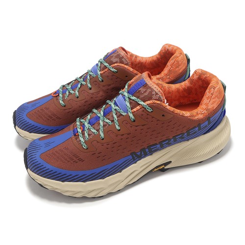 Мужские кроссовки для бега Merrell Agility Peak 5 Vibram Nutshell Papaya J068117