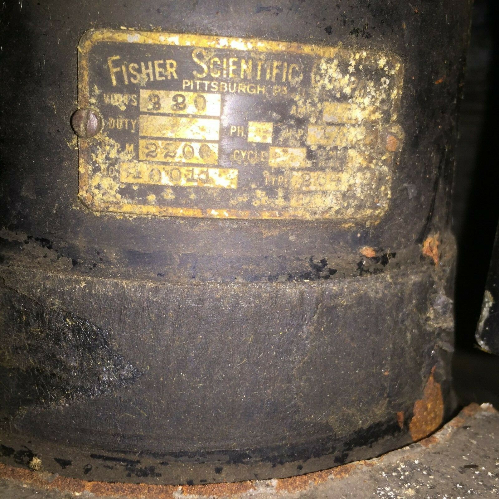 vtg antique Scientific Centrifugal steampunk mad scientist working