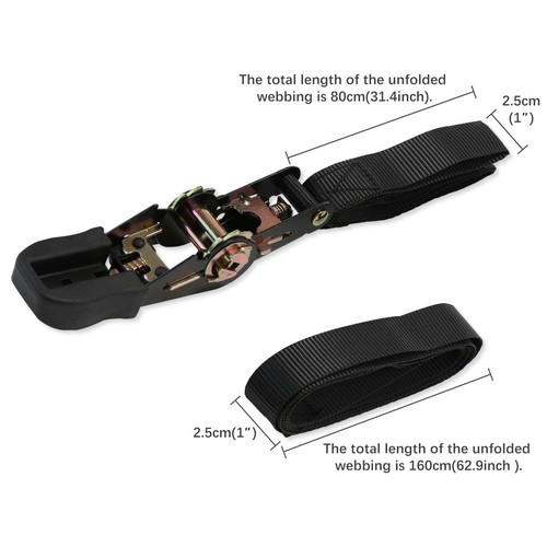63" Cam Buckle Roof Rack Straps for Kayak Surfboard SUP Paddleboard Cargo Canoe
